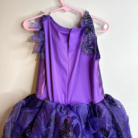 Halloween Costume Dress Up Witch Purple‎ Black Size M (7-8) Girls - Picture 5 of 6